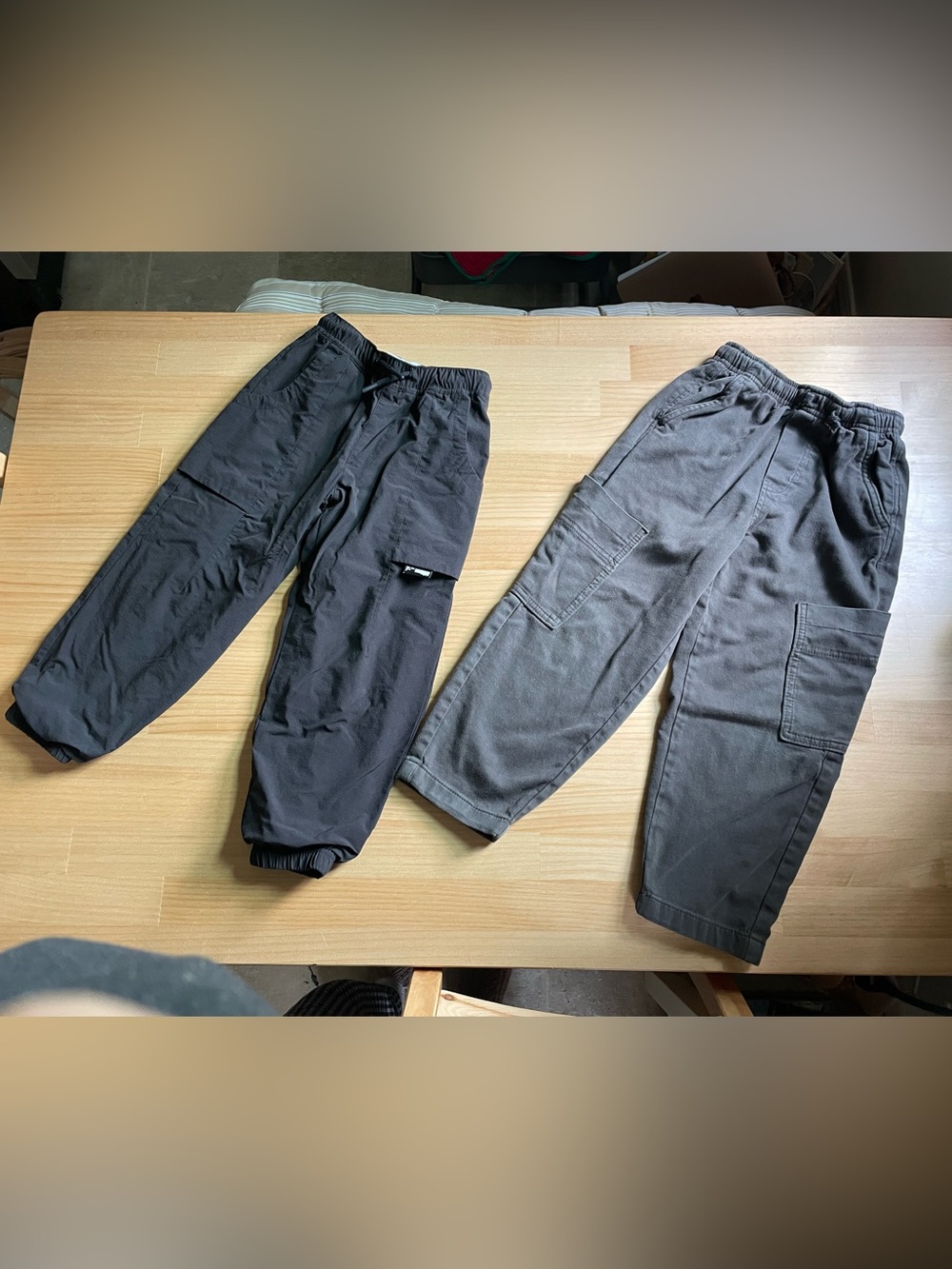 Zara Kids Cargo and Jogger Pants in Black and  Gray